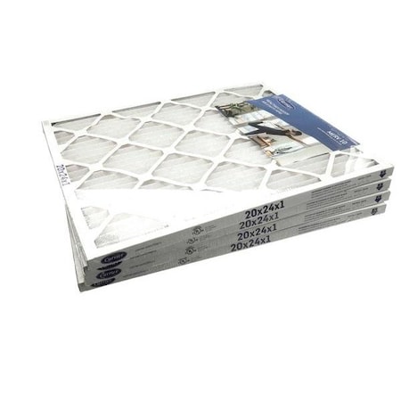 Carrier MERV 10 1" Filter, PK4 20X24X1-M10-C-P4